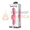 Vibrador estimulador de punto g con masajeador de clitoris rotativo